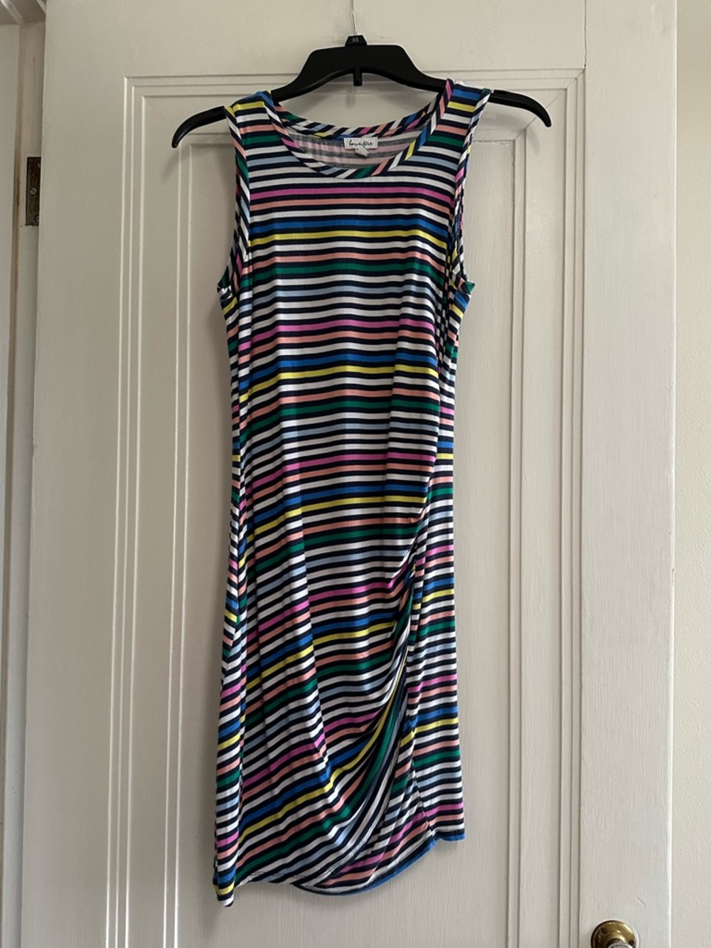 Soft Rainbow Striped 🌈 Knit Dress - Size S